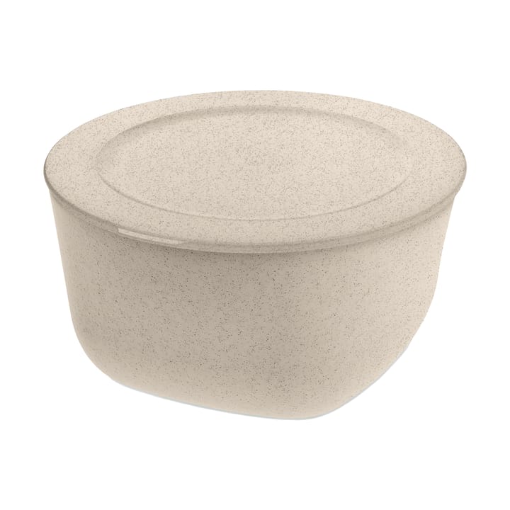 Cuenco/tazón Connect con tapa 4 L, termoplástico biocircular, Nature desert sand Koziol