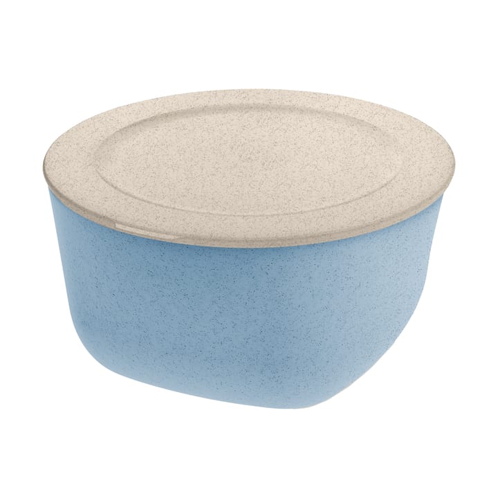Cuenco/tazón Connect con tapa 4 L, termoplástico biocircular - Nature flower blue - Koziol