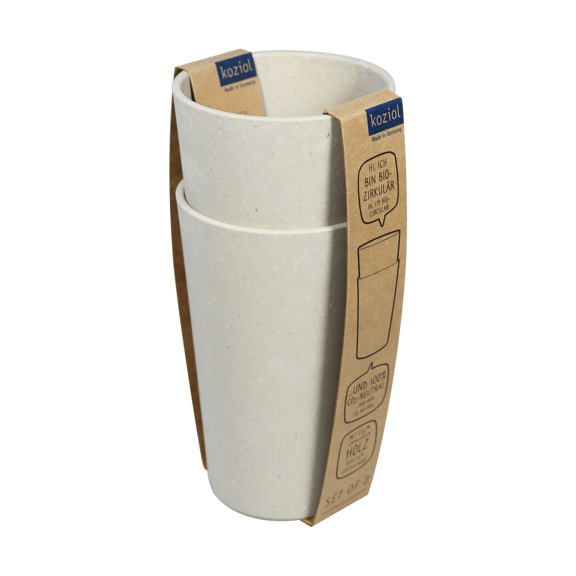 Taza Connect L 35 cl, Nature desert sand Koziol