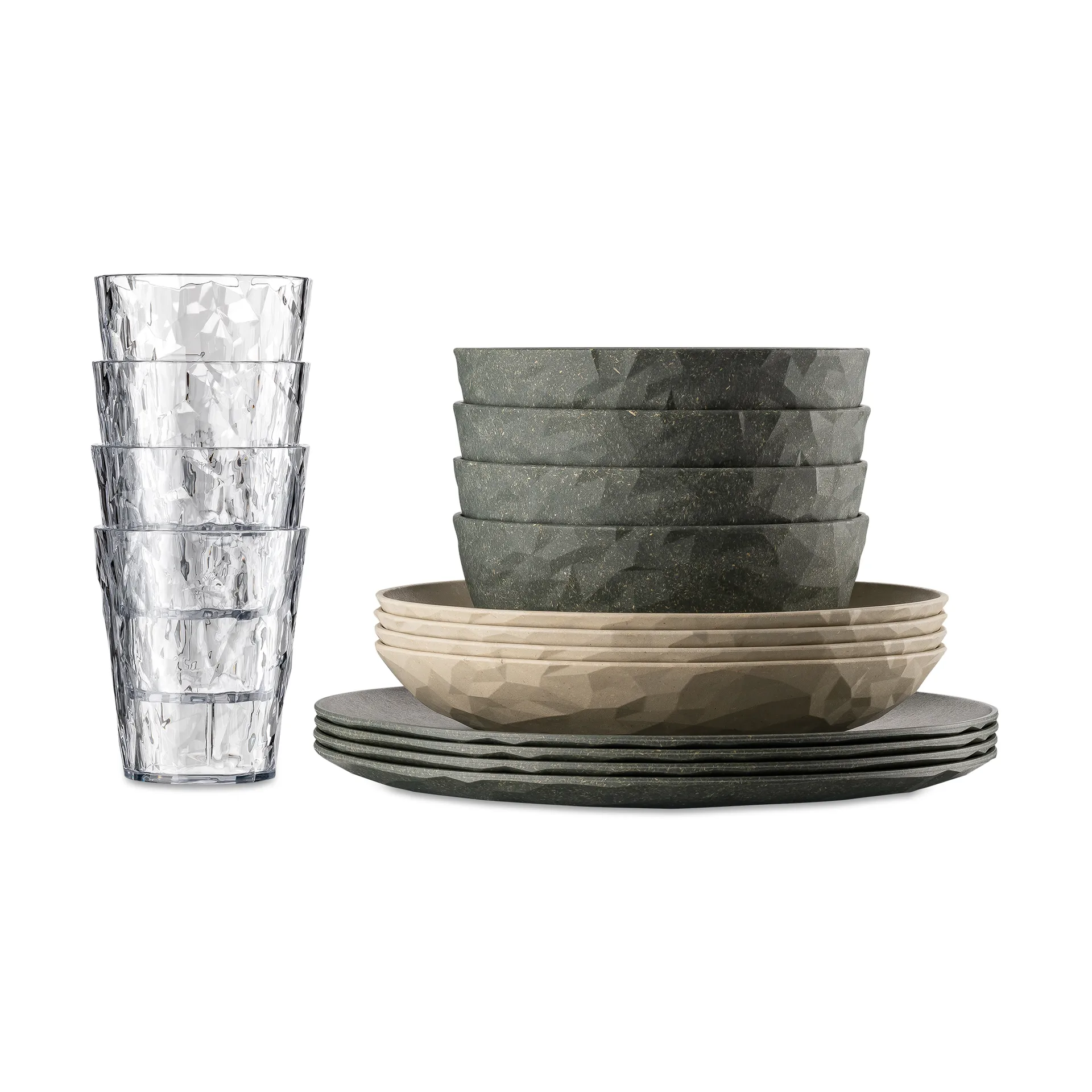 Vajilla Club Göteborg 16 piezas, Multi Koziol