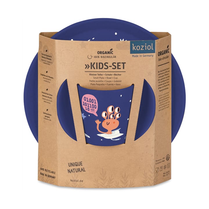 Vajilla infantil Connect 3 piezas - Rymden - Koziol