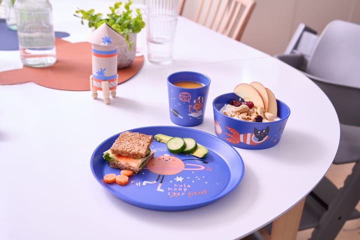 Vajilla infantil Connect 3 piezas, Rymden Koziol