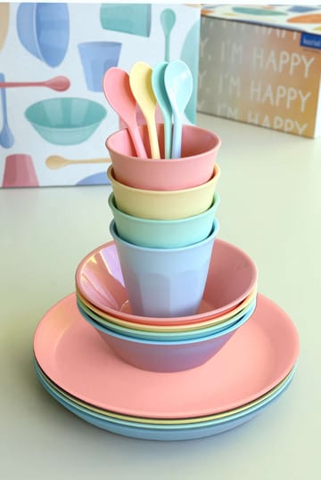 Vajilla Nora Macarons 16 piezas - Multi - Koziol