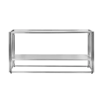 Consola Foldable 124×60 cm - Acero inoxidable cepillado - Kristina Dam Studio