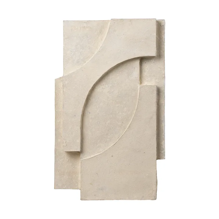 Decoración de pared Serif Relief  M - Off white - Kristina Dam Studio