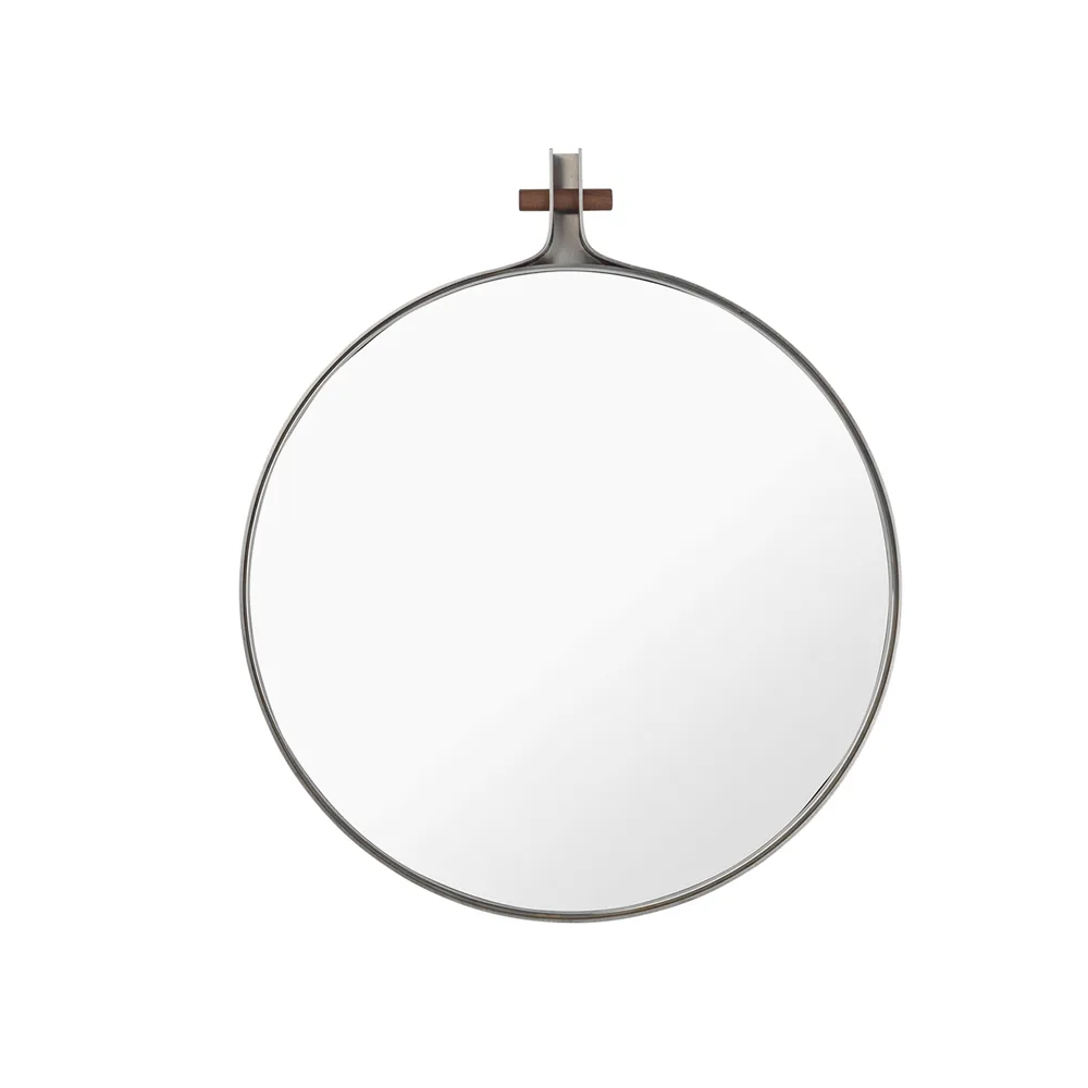 Espejo Dowel, Stainless steel Ø35 cm Kristina Dam Studio