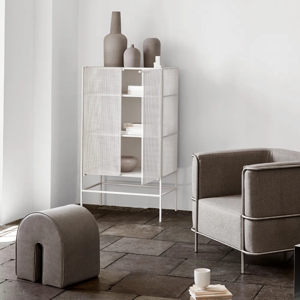 Jarrón Dome, Grey engobe, medium Kristina Dam Studio