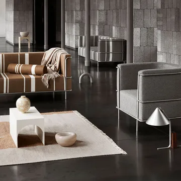 Mesa auxiliar Arch - Beige, small - Kristina Dam Studio