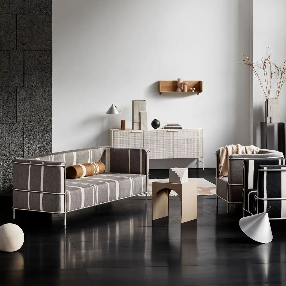 Mesa auxiliar Arch, Beige, small Kristina Dam Studio