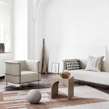 Mesa auxiliar Arch - Beige, small - Kristina Dam Studio