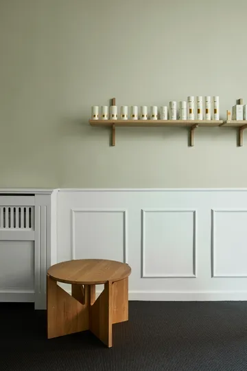 Mesa de centro Simple Ø52 cm - Roble con lacado en tono cálido - Kristina Dam Studio