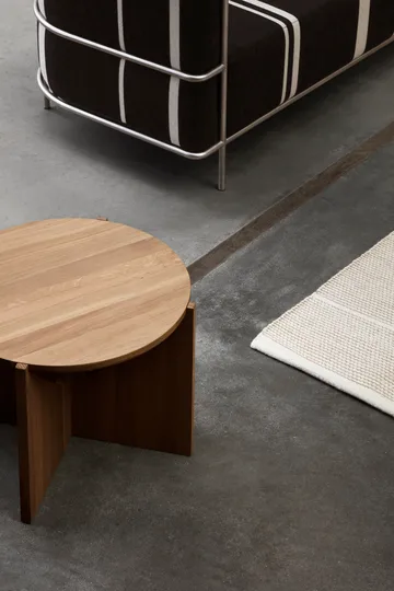 Mesa de centro Simple Ø52 cm - Roble con lacado en tono cálido - Kristina Dam Studio