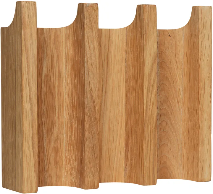 Perchero Column - Roble aceitado en tono cálido - Kristina Dam Studio