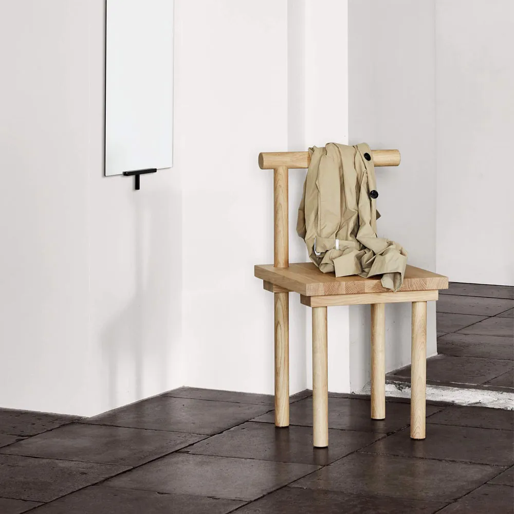 Silla Sculptural, Oak Kristina Dam Studio