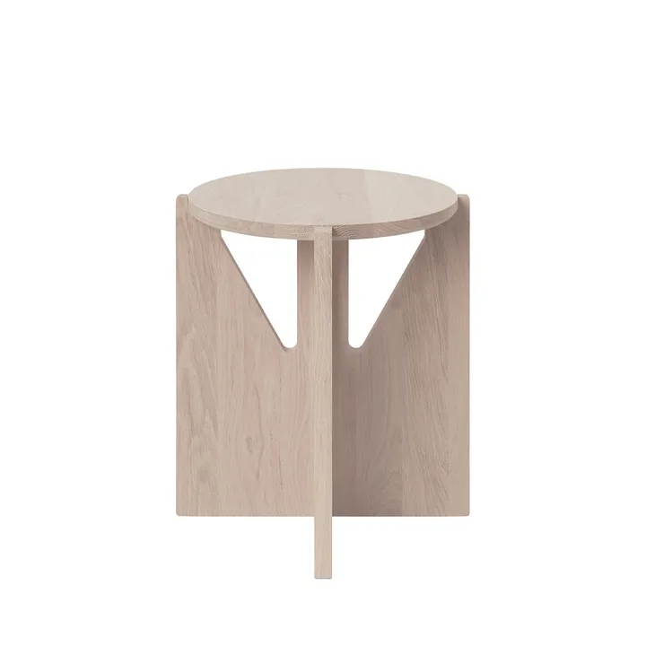 Taburete redondo Stool - Oak, Ø36x42 cm - Kristina Dam Studio