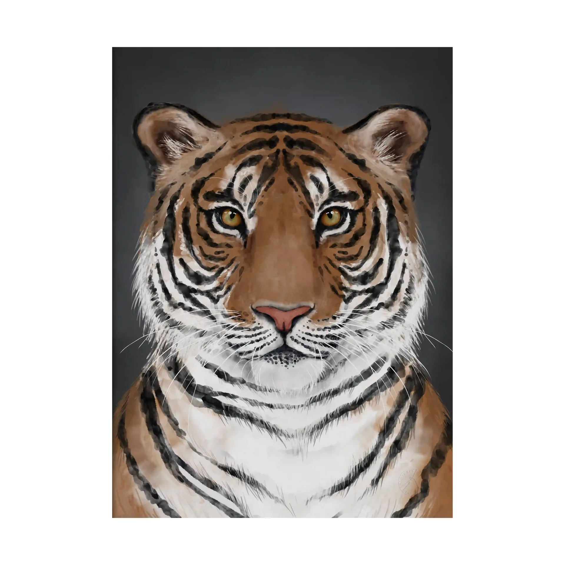 Póster Tiger, 30x40 cm Kunskapstavlan®
