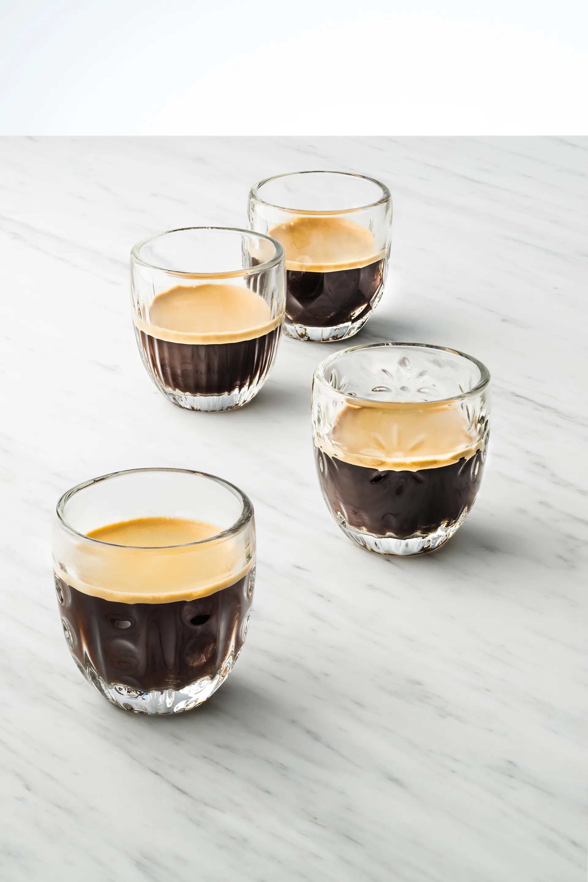4 Vasos de espressoTroquet 10 cl, Transparente La Rochère