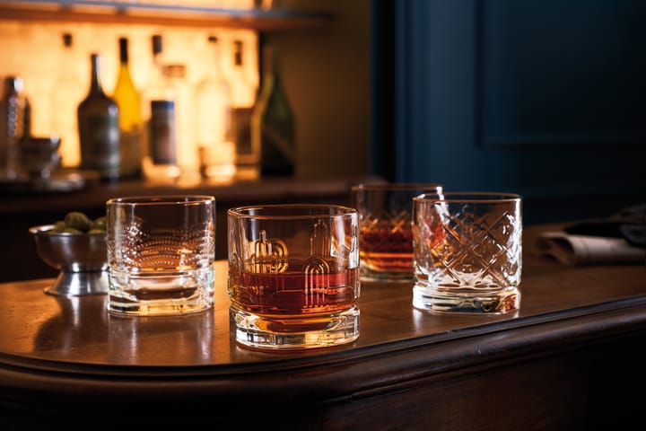 4 Vasos de whisky Dandy, Transparente La Rochère