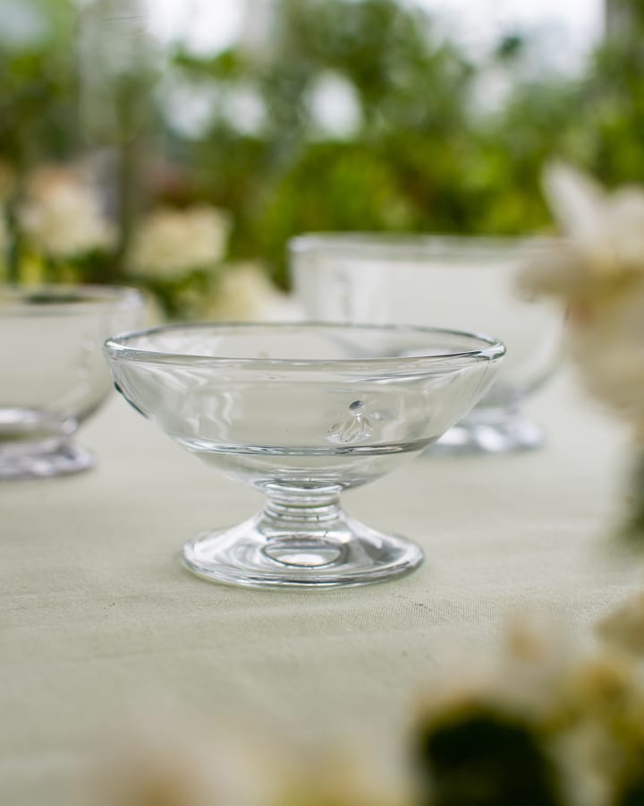 6 Boles de cristal con pie Abeille 20 cl, Transparente La Rochère