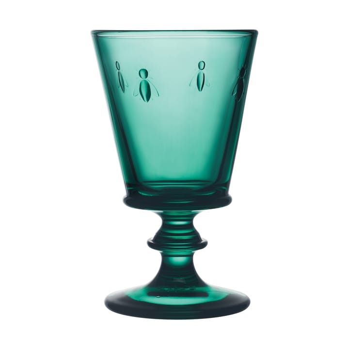 6 Copas de vino Abeille 24 cl, Verde esmeralda La Rochère