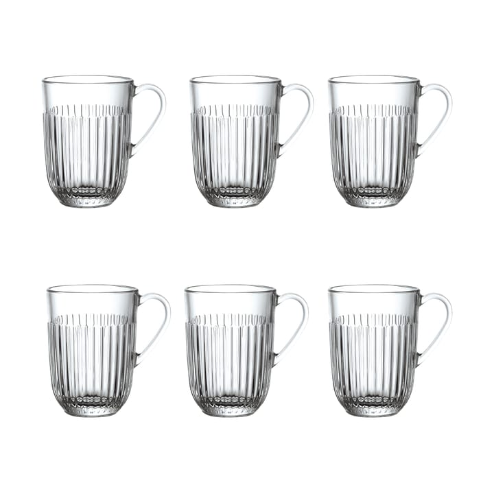 6 Tazas Ouessant 40 cl - Transparente - La Rochère