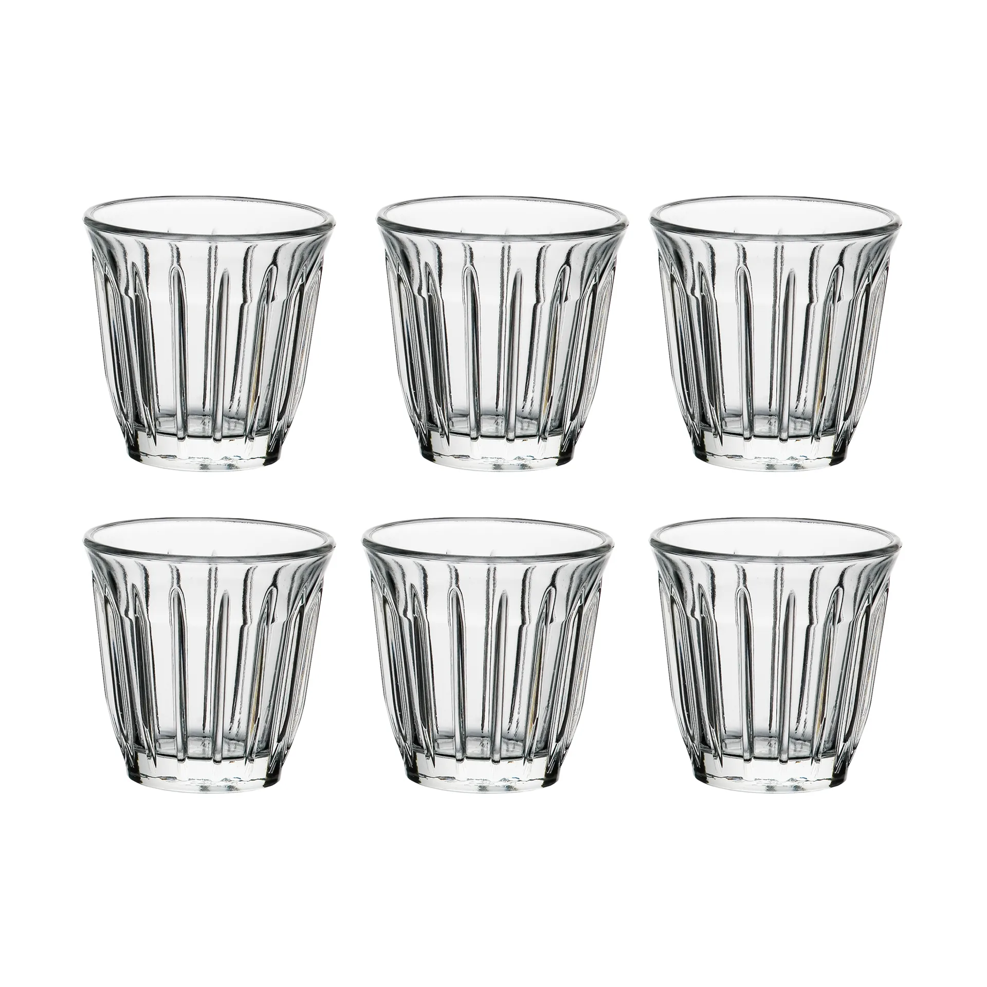 6 Vaso para espresso Zinc 10 cl, Transparente La Rochère