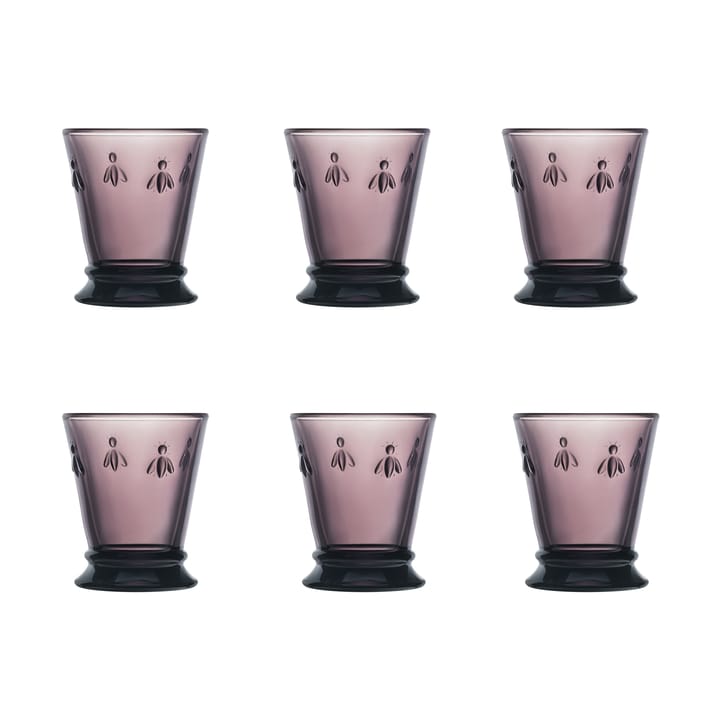 6 Vasos Abeille 26 cl - Aubergine - La Rochère