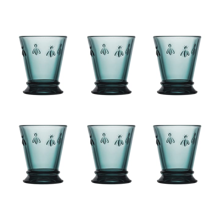 6 Vasos Abeille 26 cl - Azul oscuro - La Rochère
