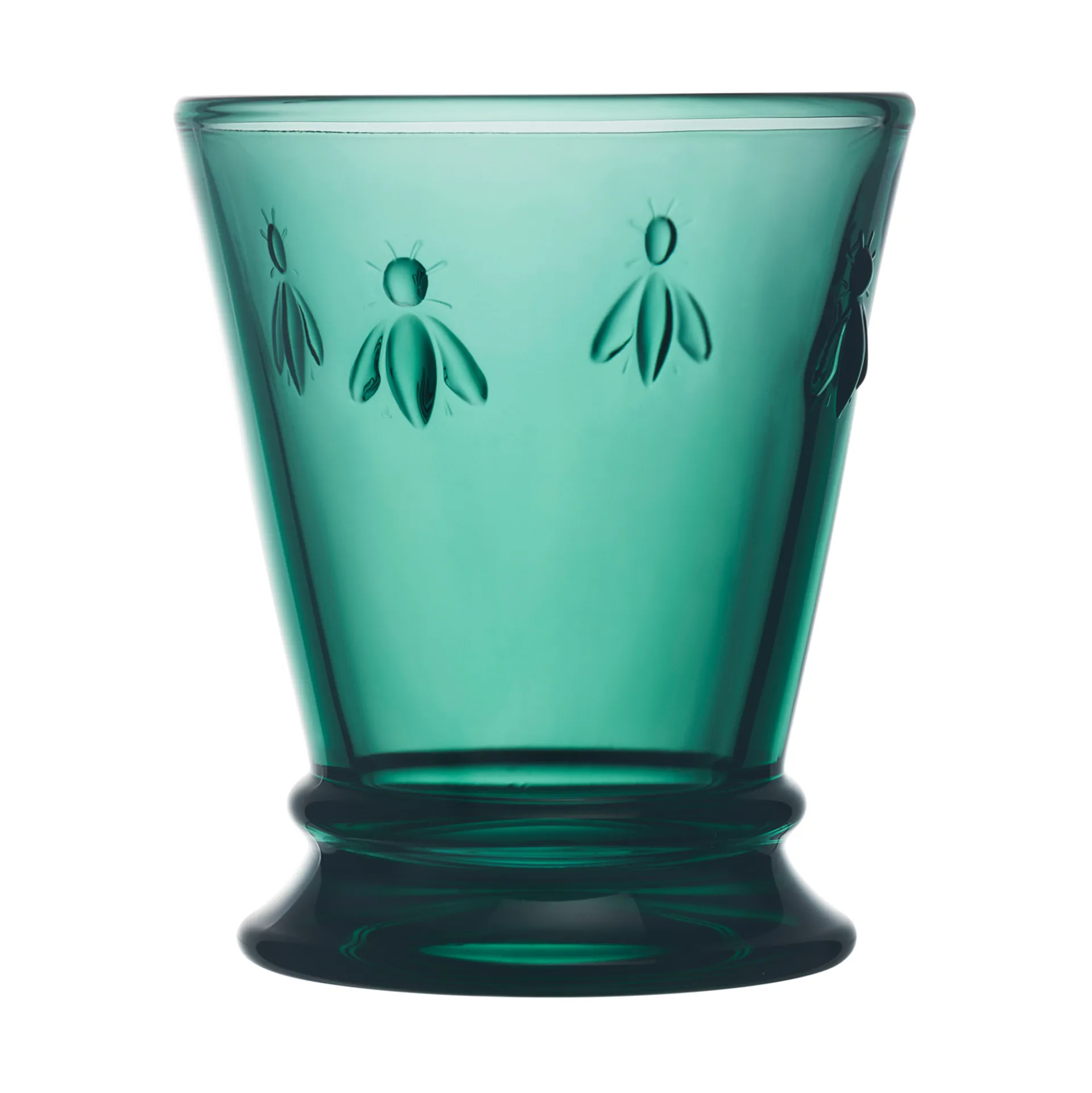 6 Vasos Abeille 26 cl, Verde esmeralda La Rochère