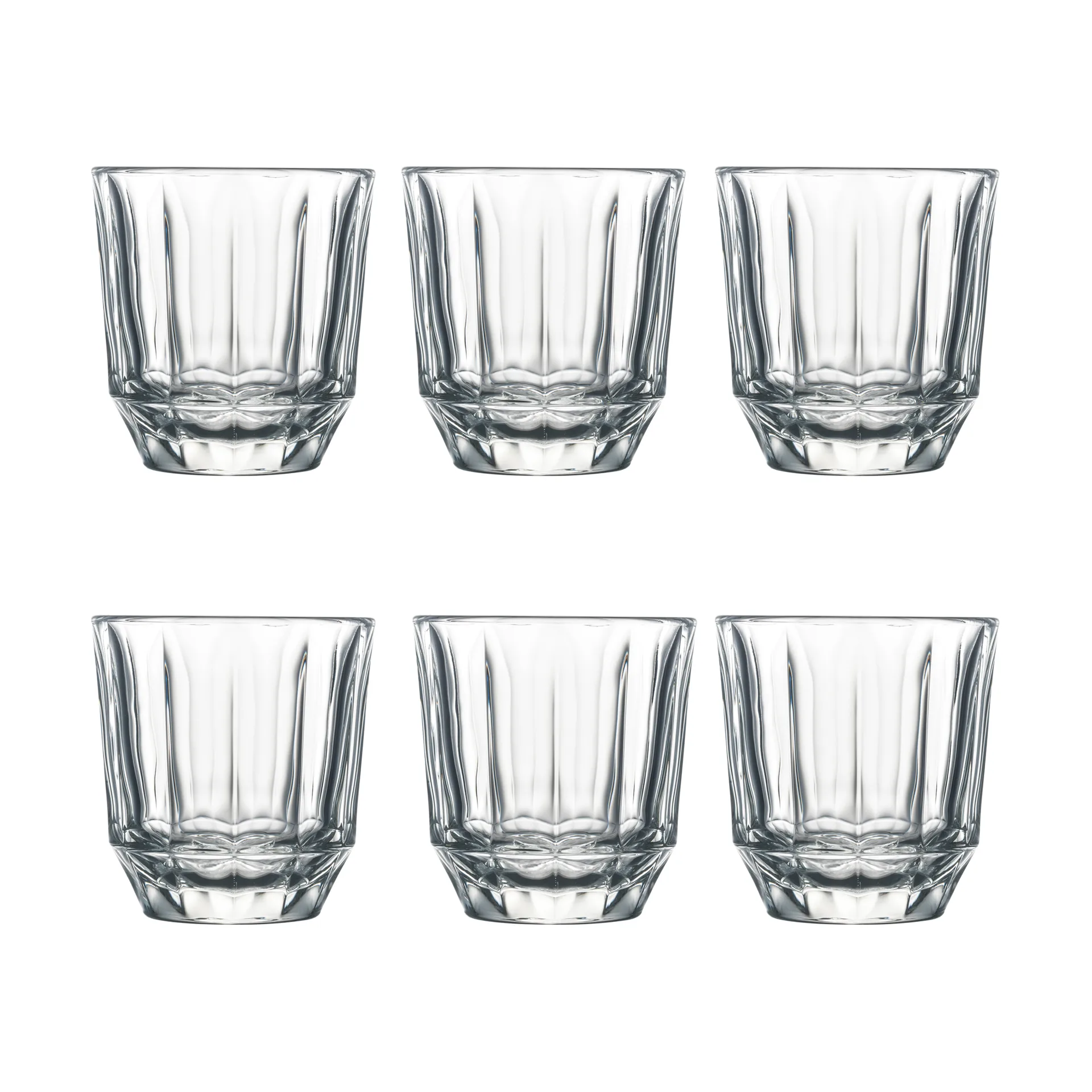 6 Vasos City 25 cl, Transparente La Rochère
