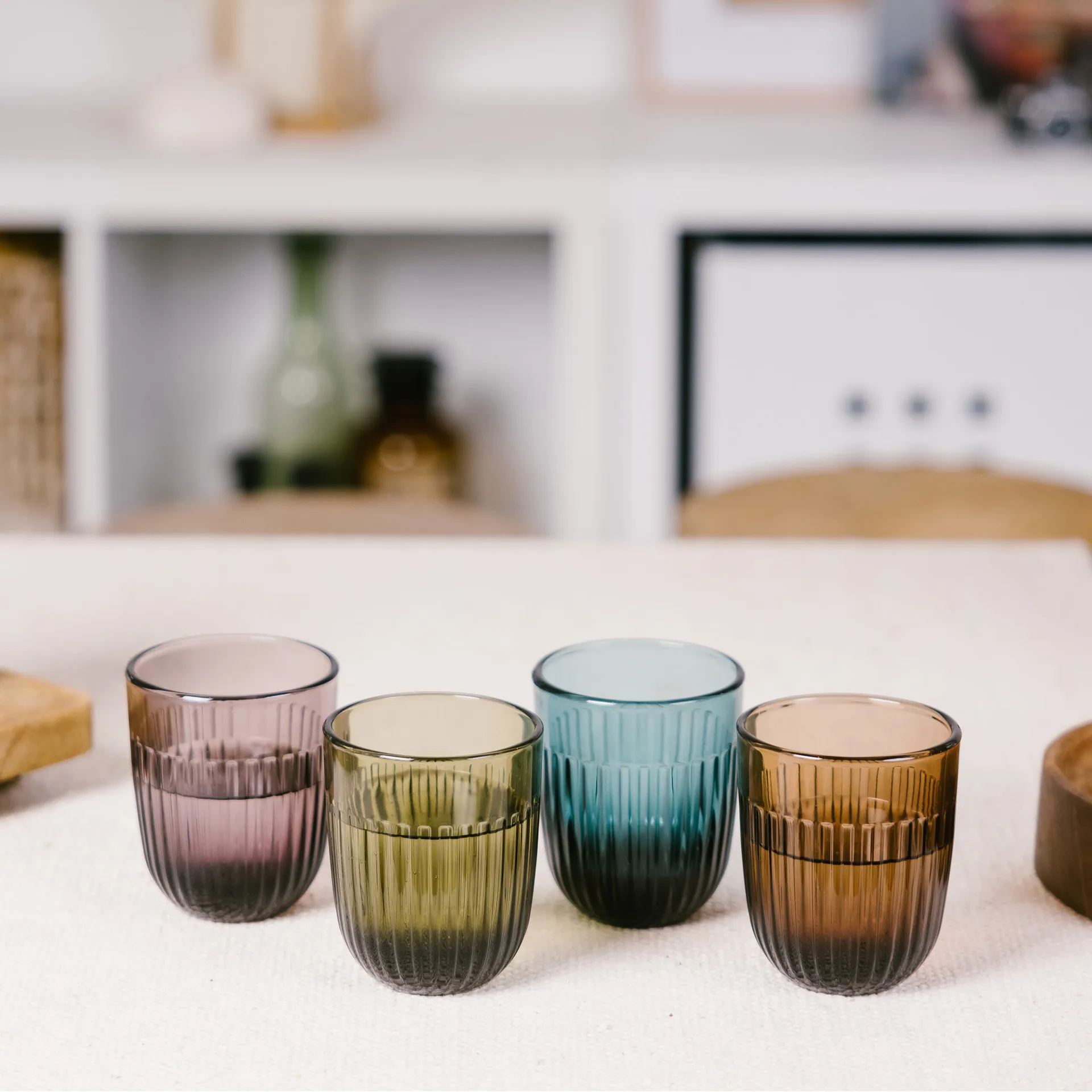 6 Vasos de agua Ouessant 29 cl, Azul oscuro La Rochère