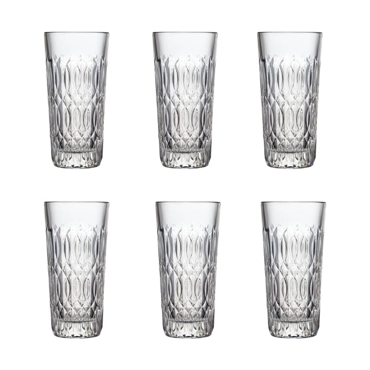 6 Vasos de bebidas Verone 34 cl - Transparente - La Rochère