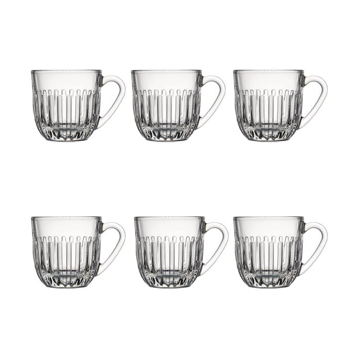 6 Vasos de espresso Ouessant 9 cl - Transparente - La Rochère