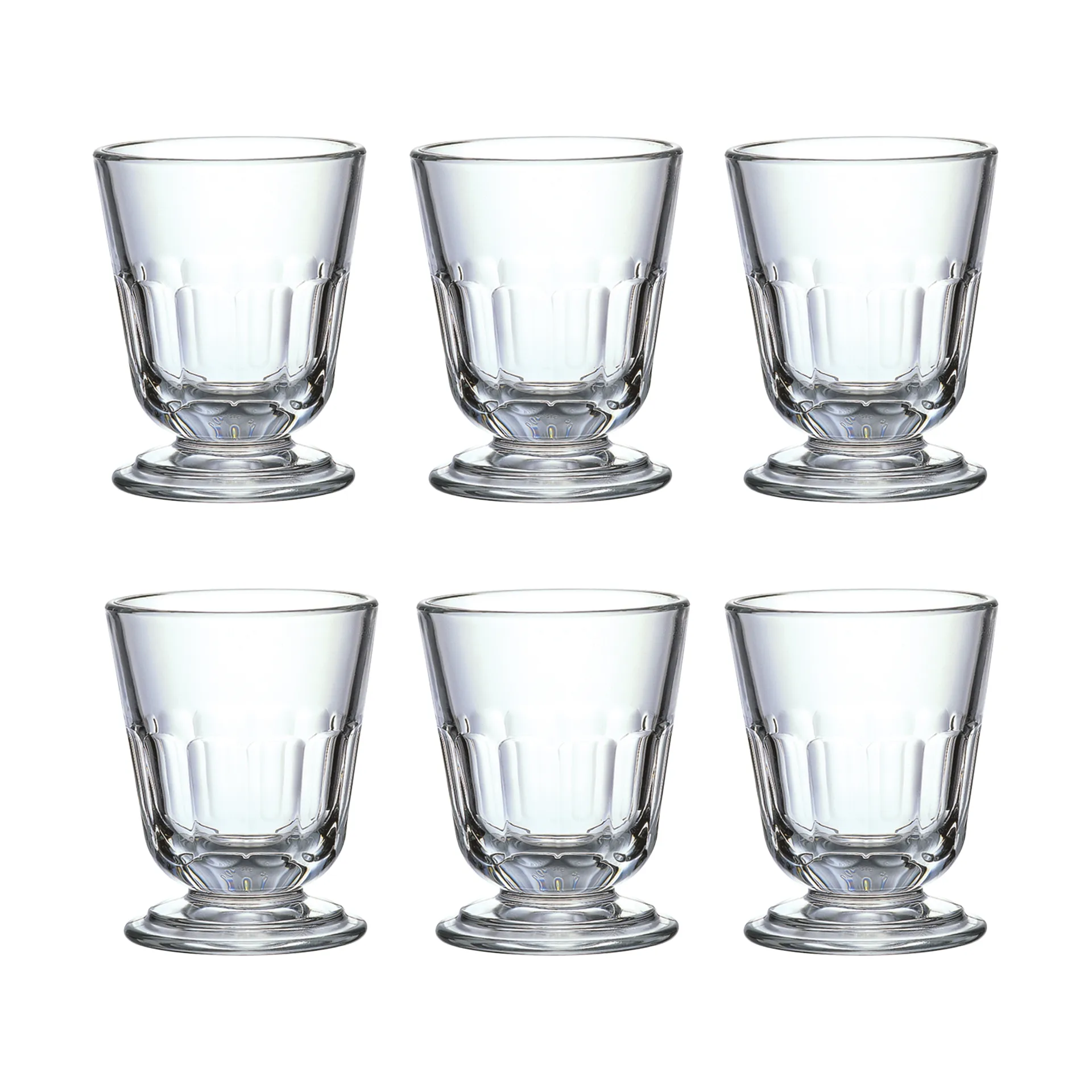 6 Vasos para helado Perigord 23 cl, Transparente La Rochère