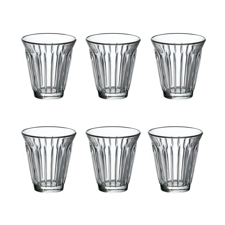 6 Vasos Zinc 19 cl - Transparente - La Rochère