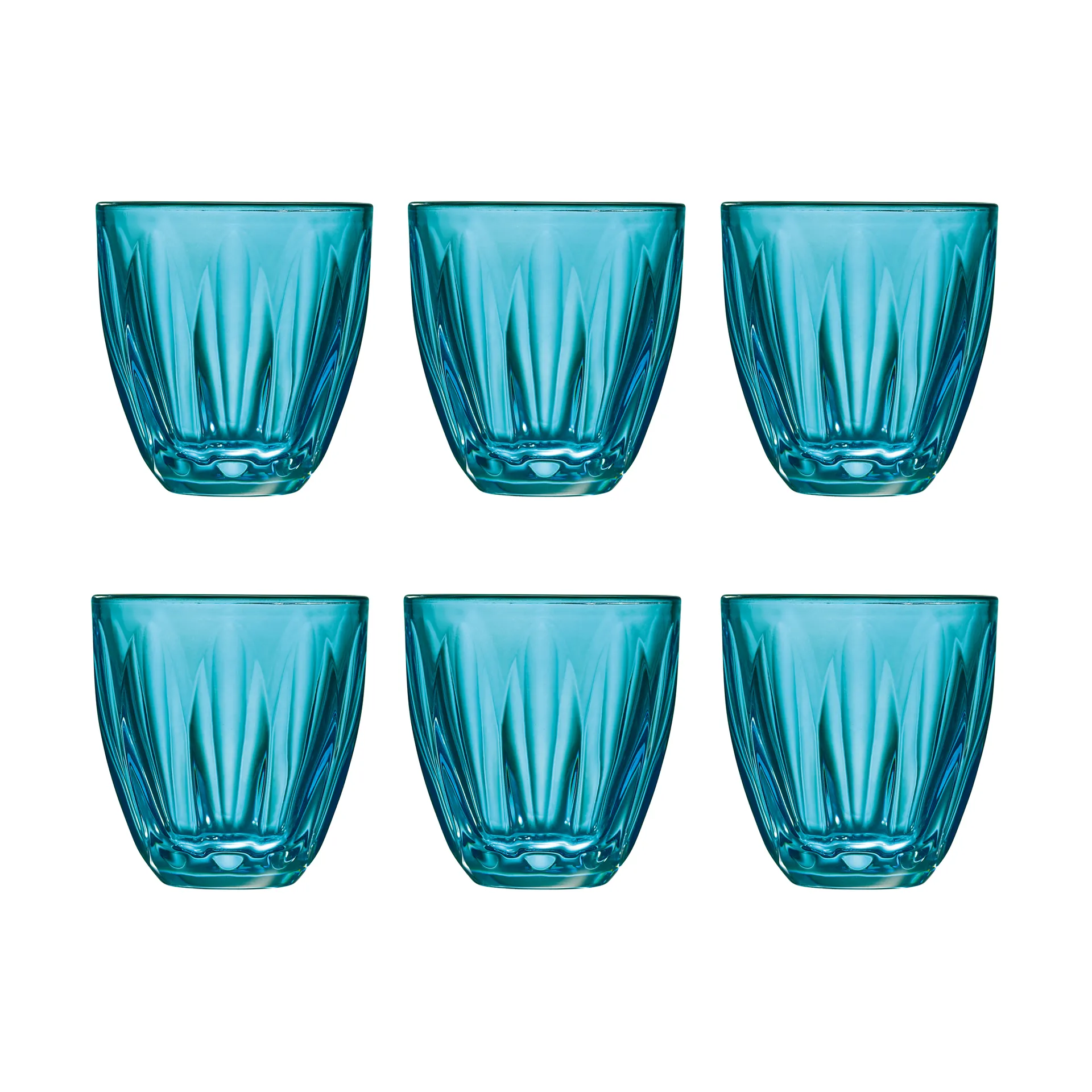 Vaso Lily, 6-pack, Azul La Rochère
