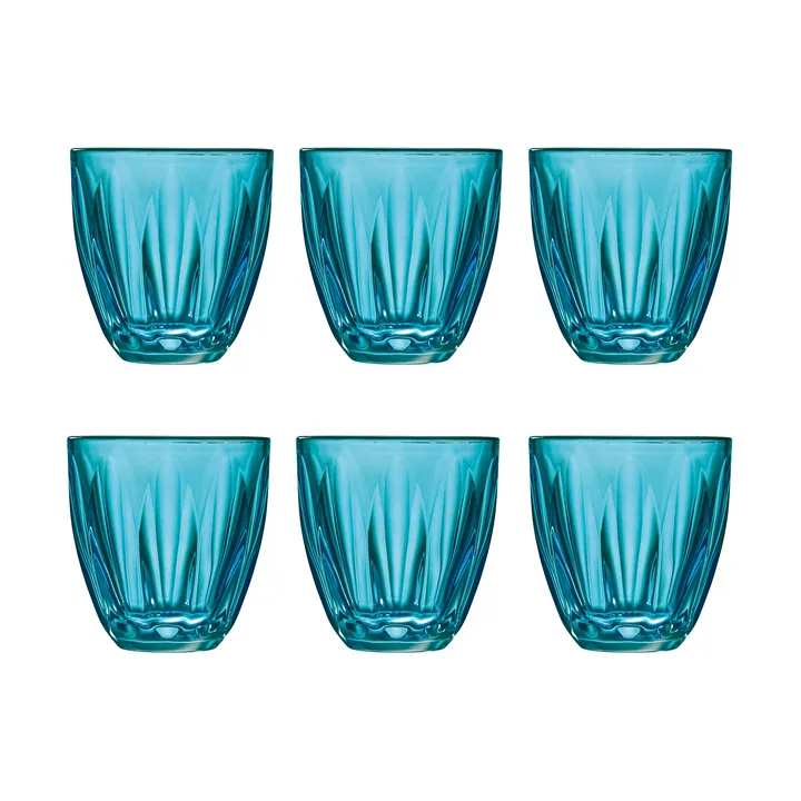 Vaso Lily, 6-pack - Azul - La Rochère