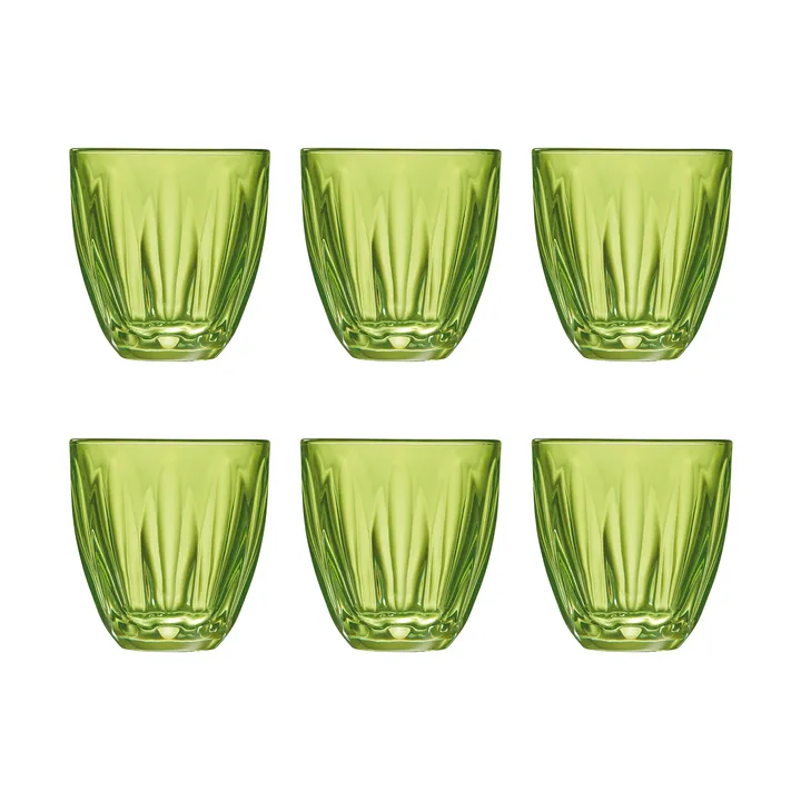 Vaso Lily, 6-pack - Kiwi verde - La Rochère