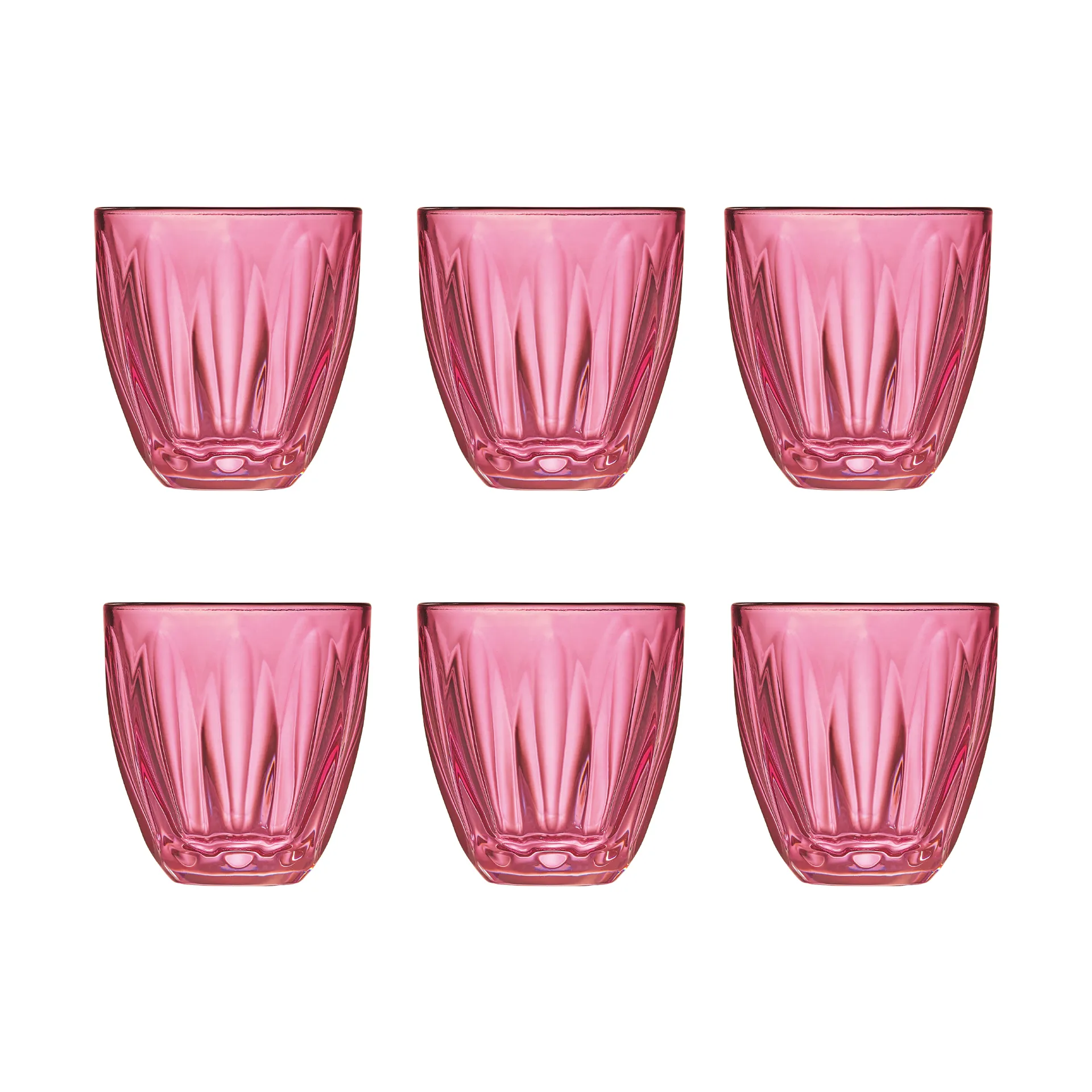 Vaso Lily, 6-pack, Raspberry La Rochère