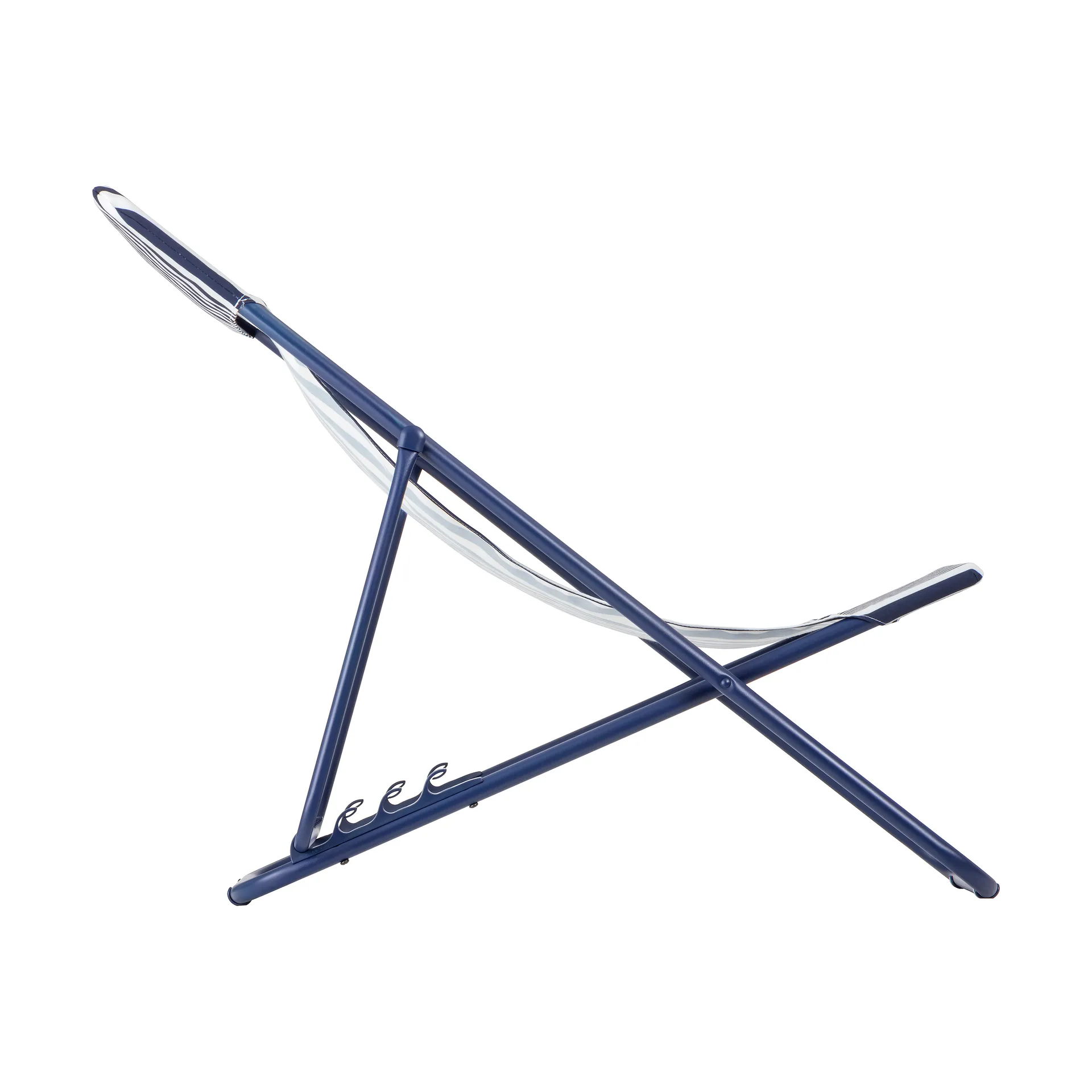 Maxi Transat Colorblock tumbona, Rayure Indigo (azul) Lafuma