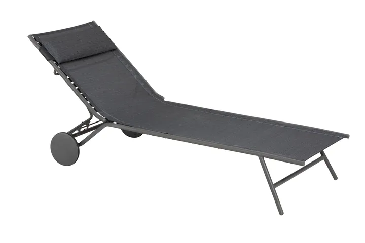 Miami II Exterya Plus tumbona - Obsidian (gris) - Lafuma
