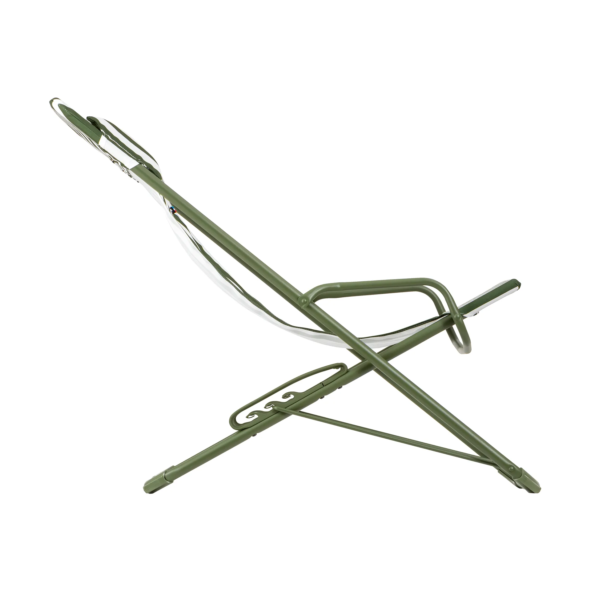 Transaswing Colorblock tumbona, Rayure Moss (verde) Lafuma