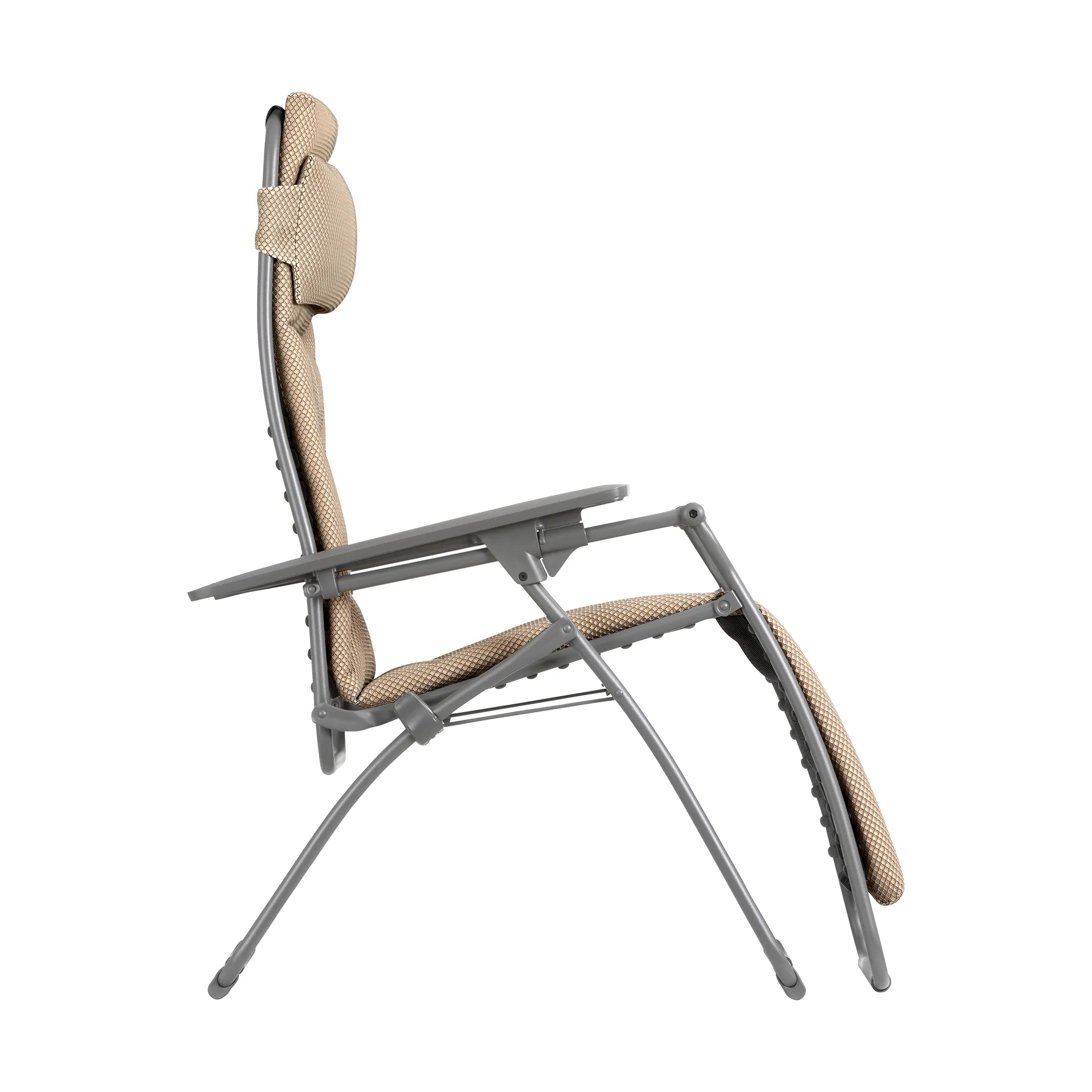 Tumbona Futura BeComfort, Dark grey-moka Lafuma