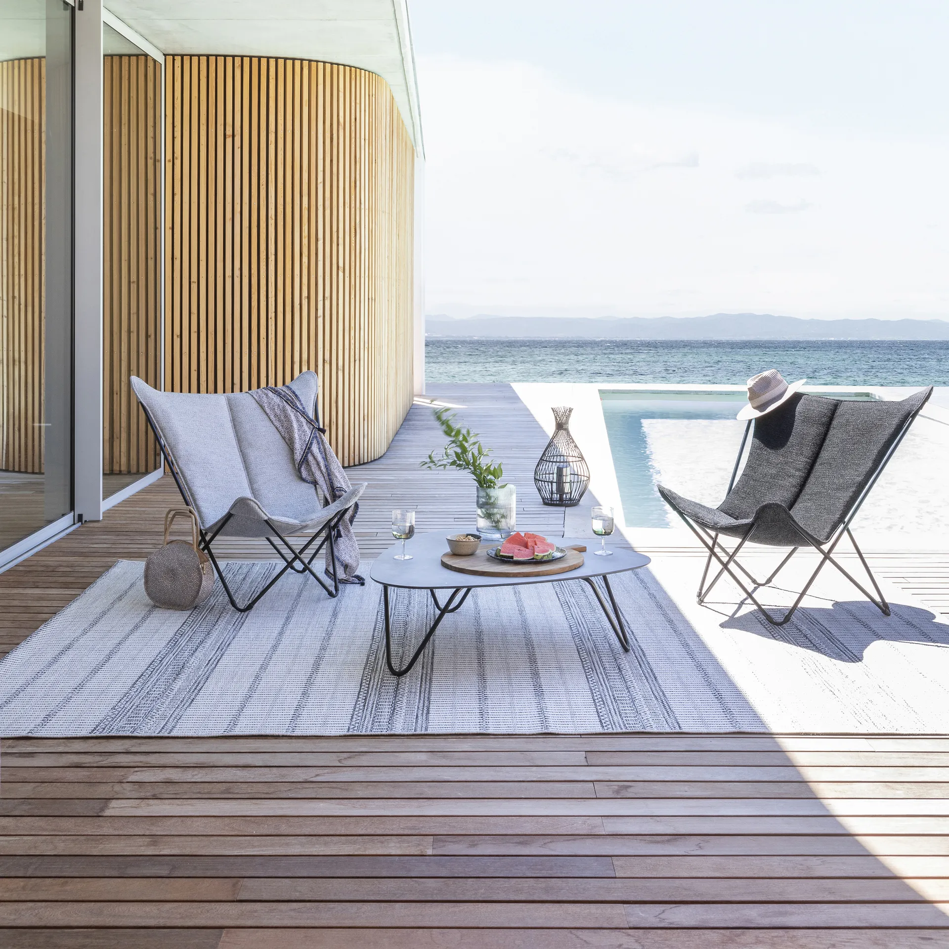 Tumbona Sphinx, Sunbrella Ebene Lafuma