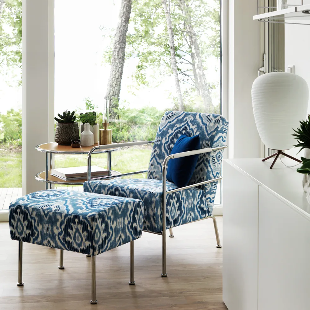 Butaca Cinema, Elmo Nordic negro-cromo Lammhults