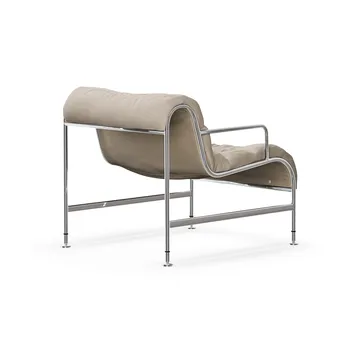 Butaca Sunny con reposabrazos - Mauro Putty-estructura cromada - Lammhults