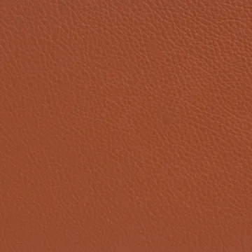 Butaca Sunny con reposabrazos - Piel color coñac con estructura cromada y ruedas - Lammhults