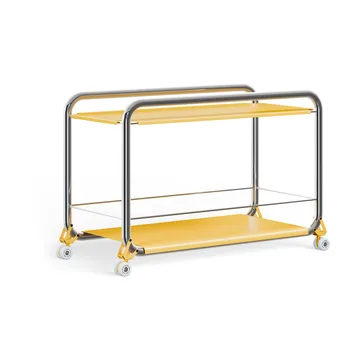 Carrito con ruedas Tension  - Cromo-signal yellow - Lammhults
