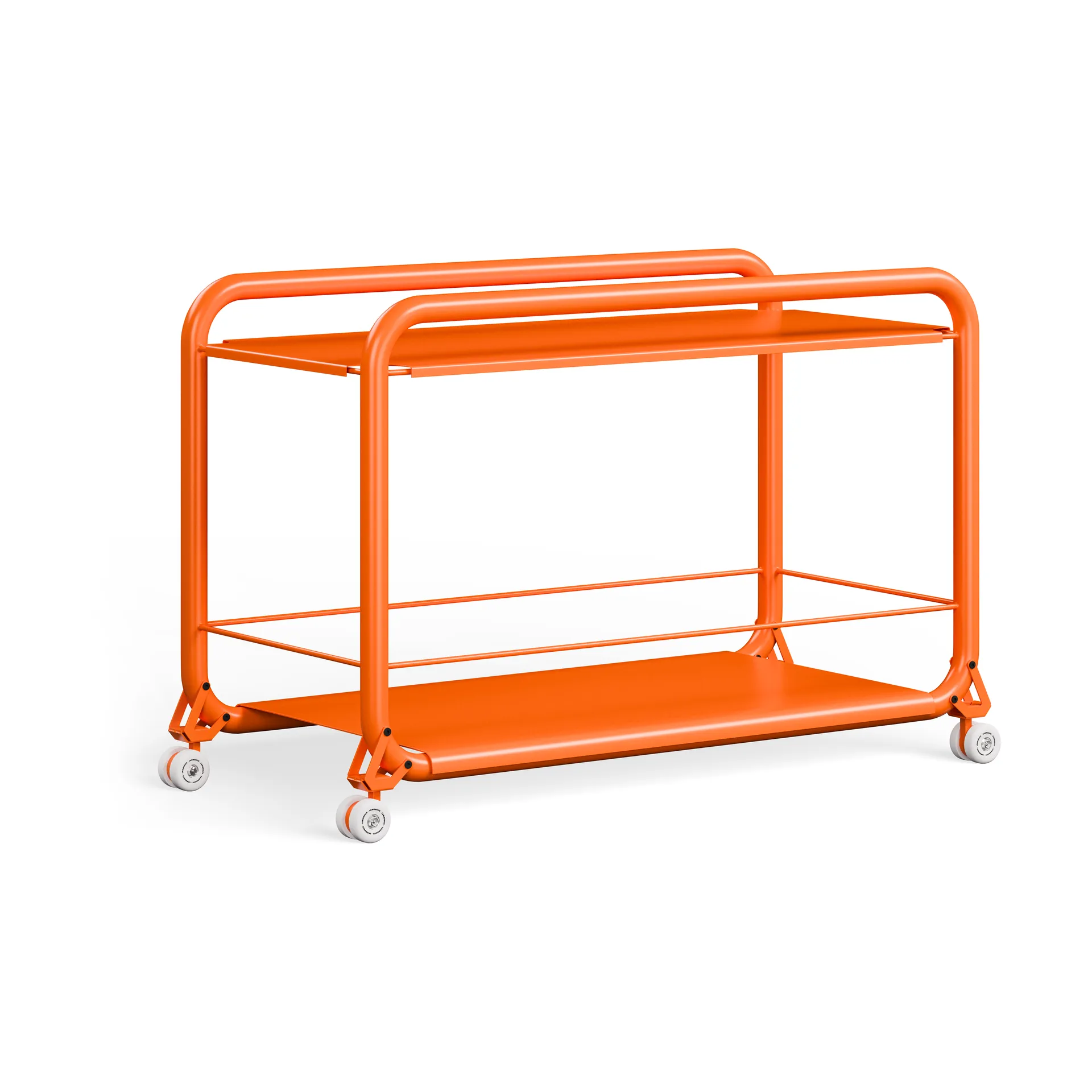 Carrito con ruedas Tension , Naranja Lammhults