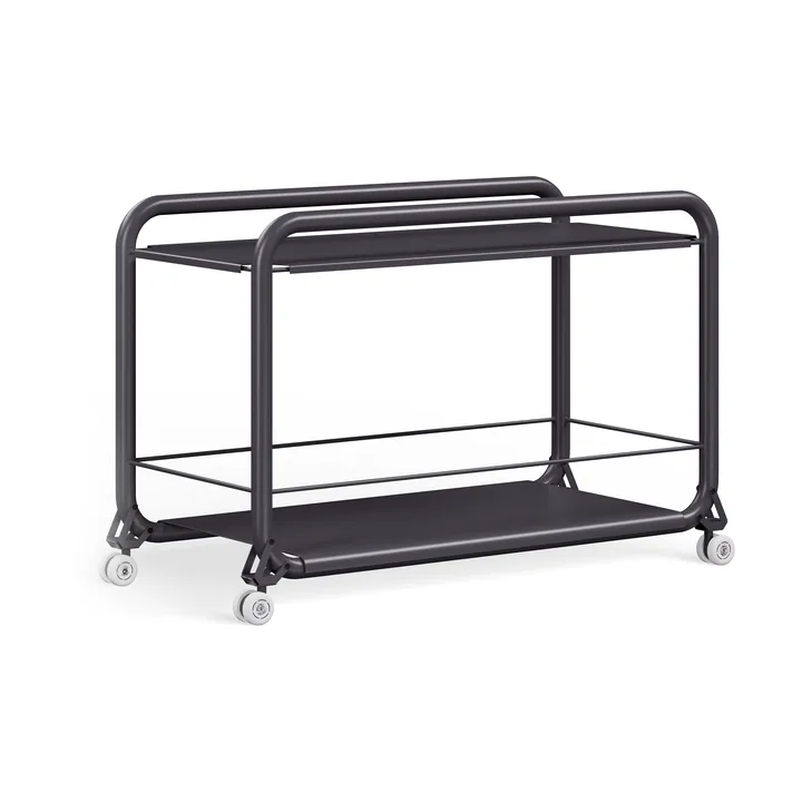 Carrito con ruedas Tension  - Textura Graphit - Lammhults